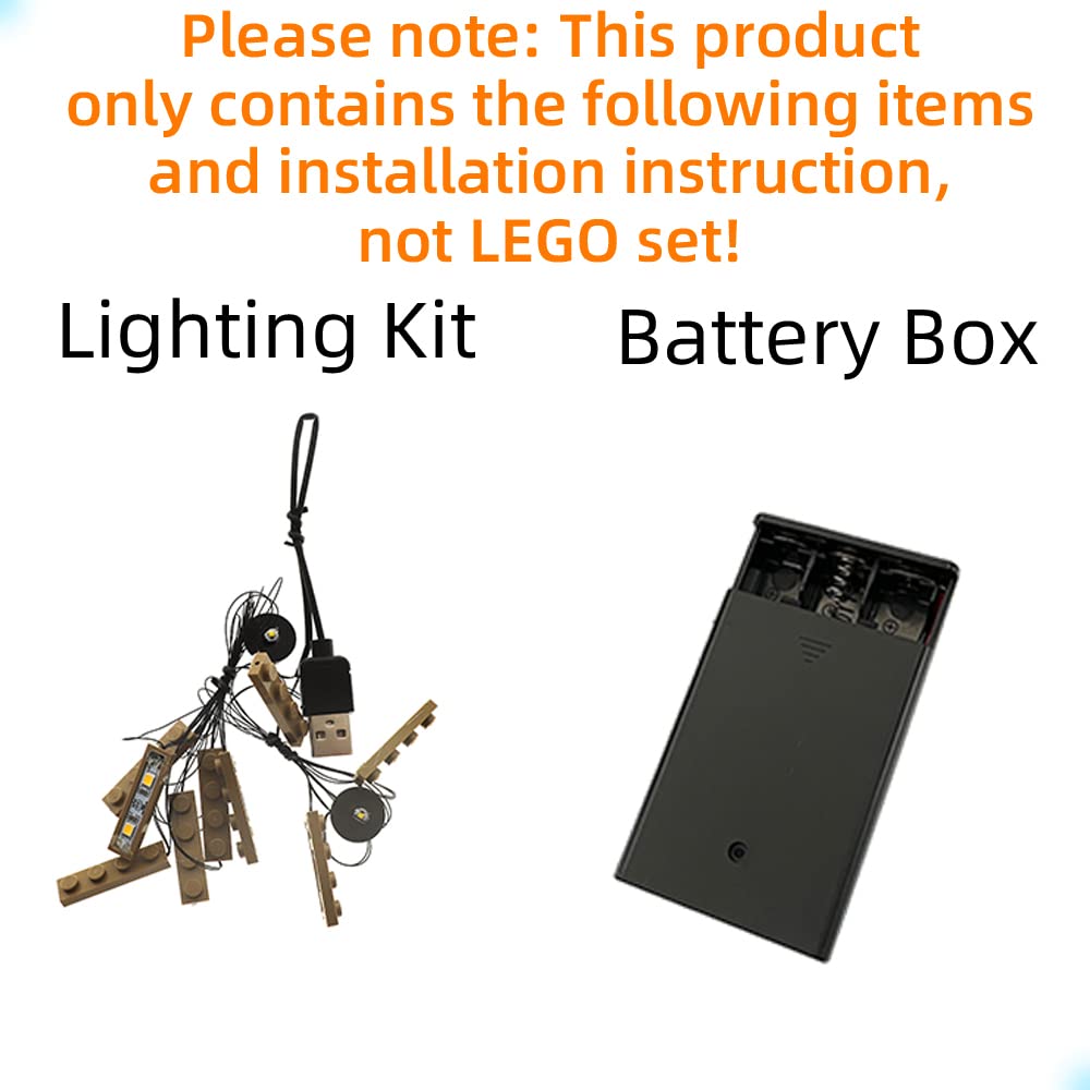 Led Light Kit Compatible With Lego 12 Grimmauld Place Lighting