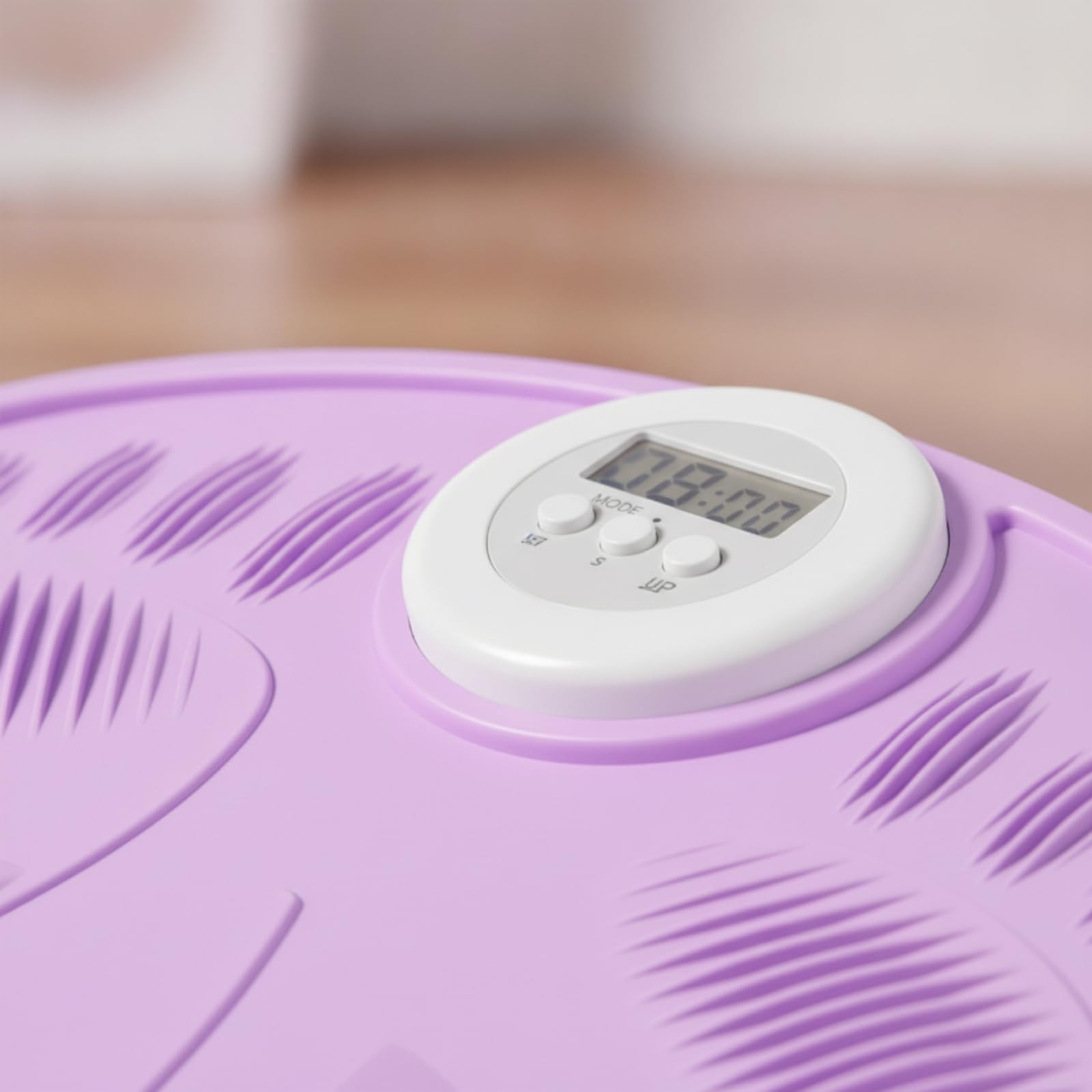 Tabla de Estiramiento de Piernas Tablero Inclinable para Estiramiento Wedge para Tobillos con Temporizador Integrado y Base Estable para Mayor Apta