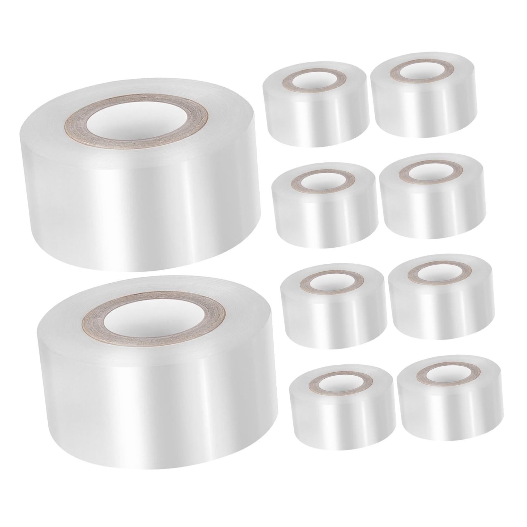 10 Rollen Pfropfband Dehnbares PE Veredelungsband Transparent Pflanzenschutz für Wurzelreparatur Obstbäume Gartenbepflanzung