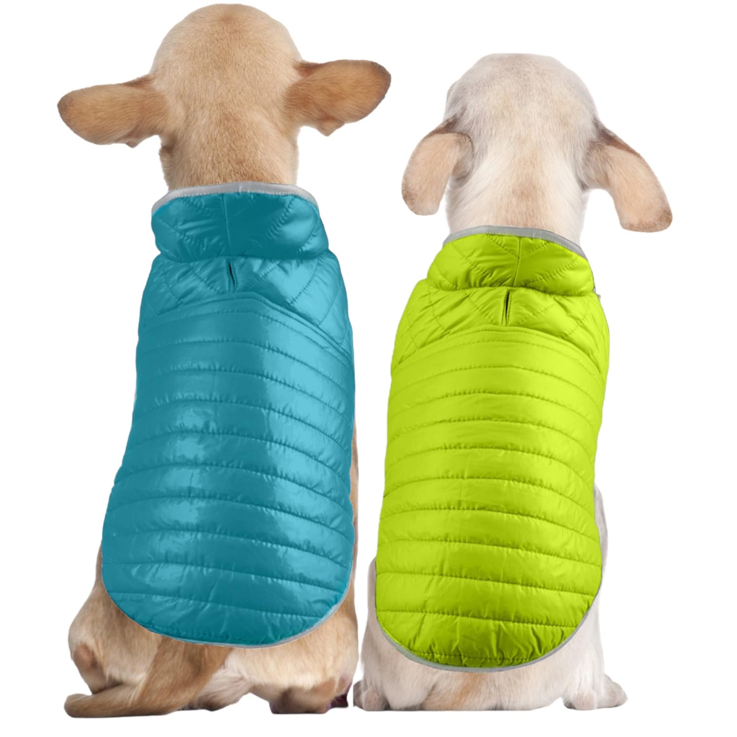 Talking Dog Club Winter Jacket | Coats for Dogs | Reversible Jackets | Perfect for Large Size Dogs | Blue/Green (4XL) (B0CHMYZVNW) Amazon Price History, Amazon Price Tracker
