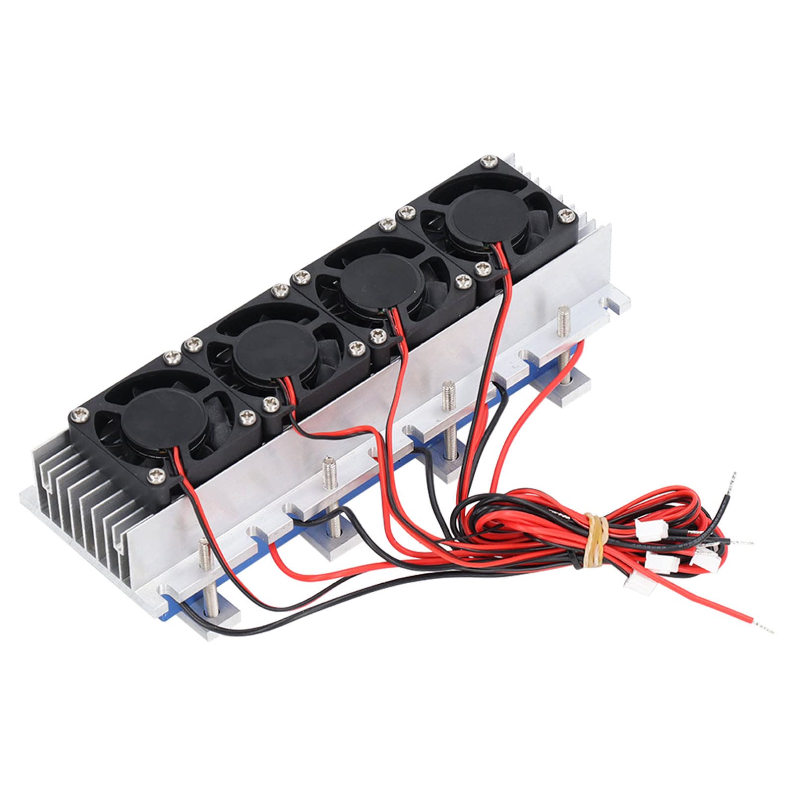 Jeanoko Módulo de Refrigeración de Alta Eficiencia Enfriador de Aire de 4 Núcleos para Proyectos de Semiconductores de Bricolaje y Equipos de Refrigeración Industrial