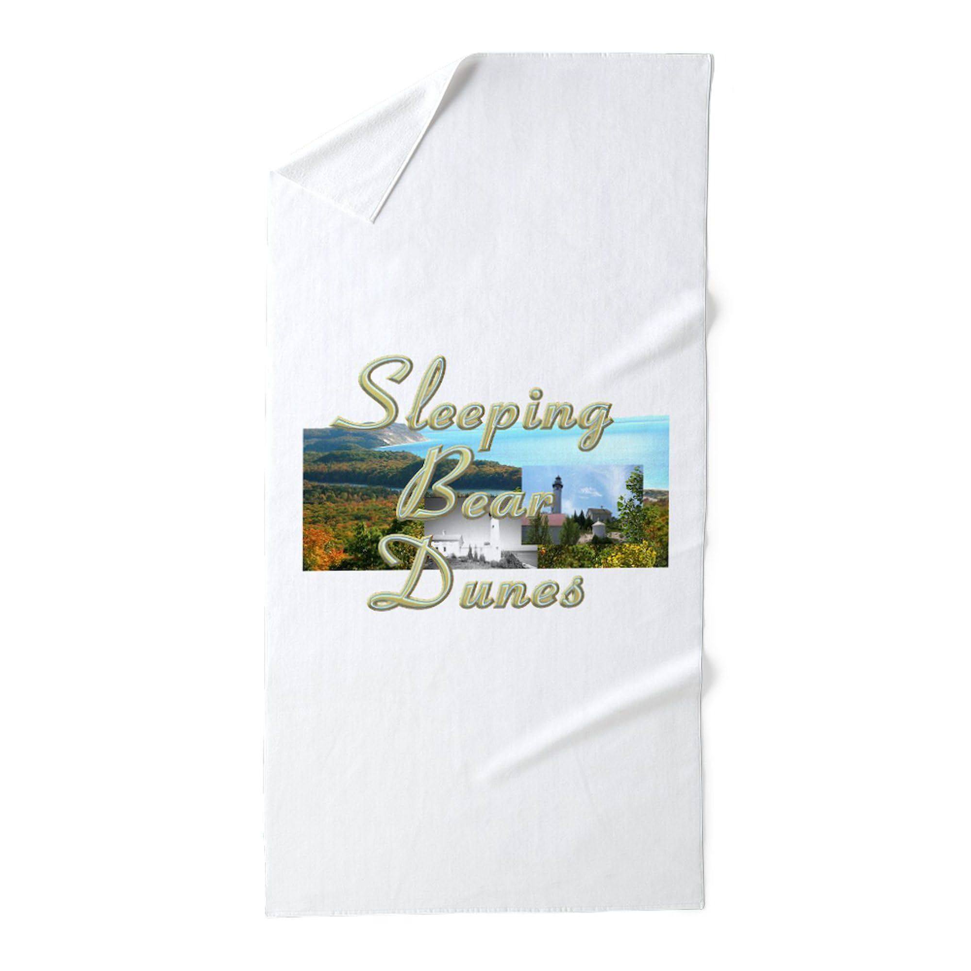 CafePressABH Sleeping Bear Dunes Large Beach Towel, Soft Towel with Unique Design