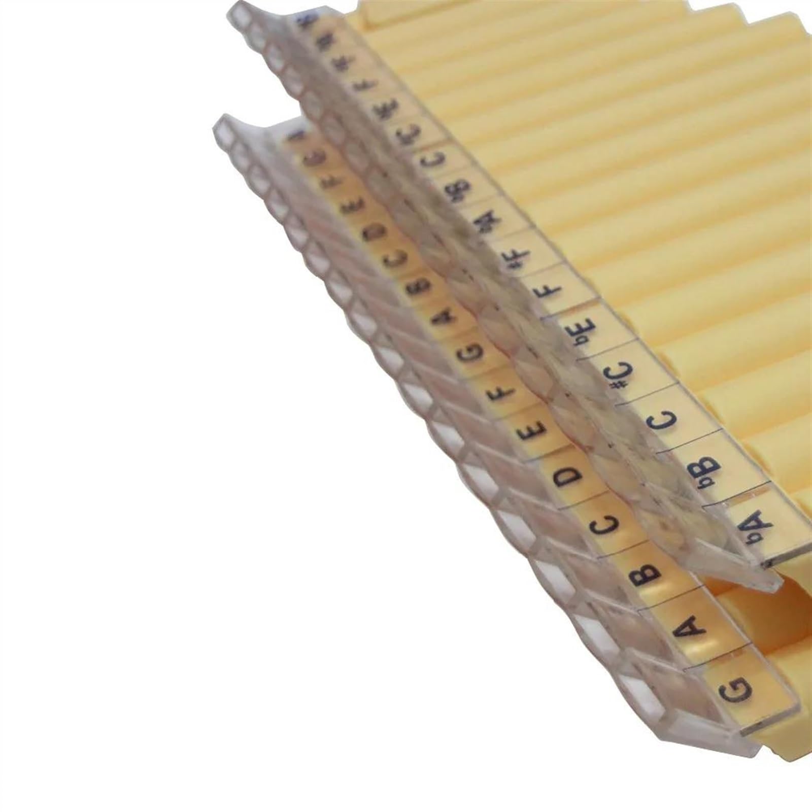 Practicar para Principiantes flauta de pan Flauta De Pan De 32 Tubos, Flauta De Pan Doble De 16 Tubos Llave C Instrumento Musical Para Enseñar Escuela Para Principiantes