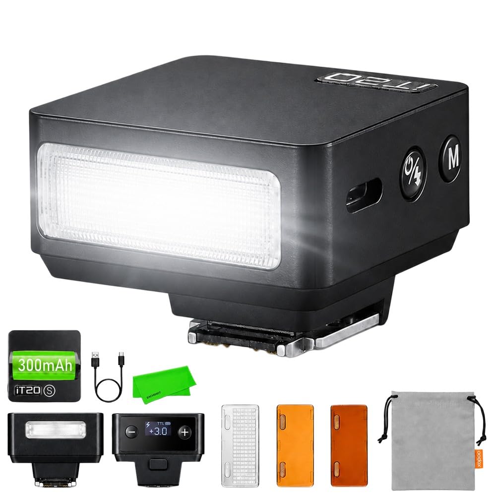 Amazon.com : Godox iT20 S IT20S TTL Auto Mini Flash for Sony ZV-1