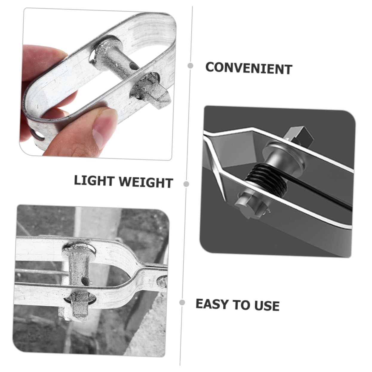 YARNOW Cable Rope Tensioner Greenhouse Wire Tightener Rope Tightener Steel Cable Tensioner Easy to Use