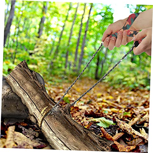 Cadena de corte manual portatil para herramientas de jardin y camping 6