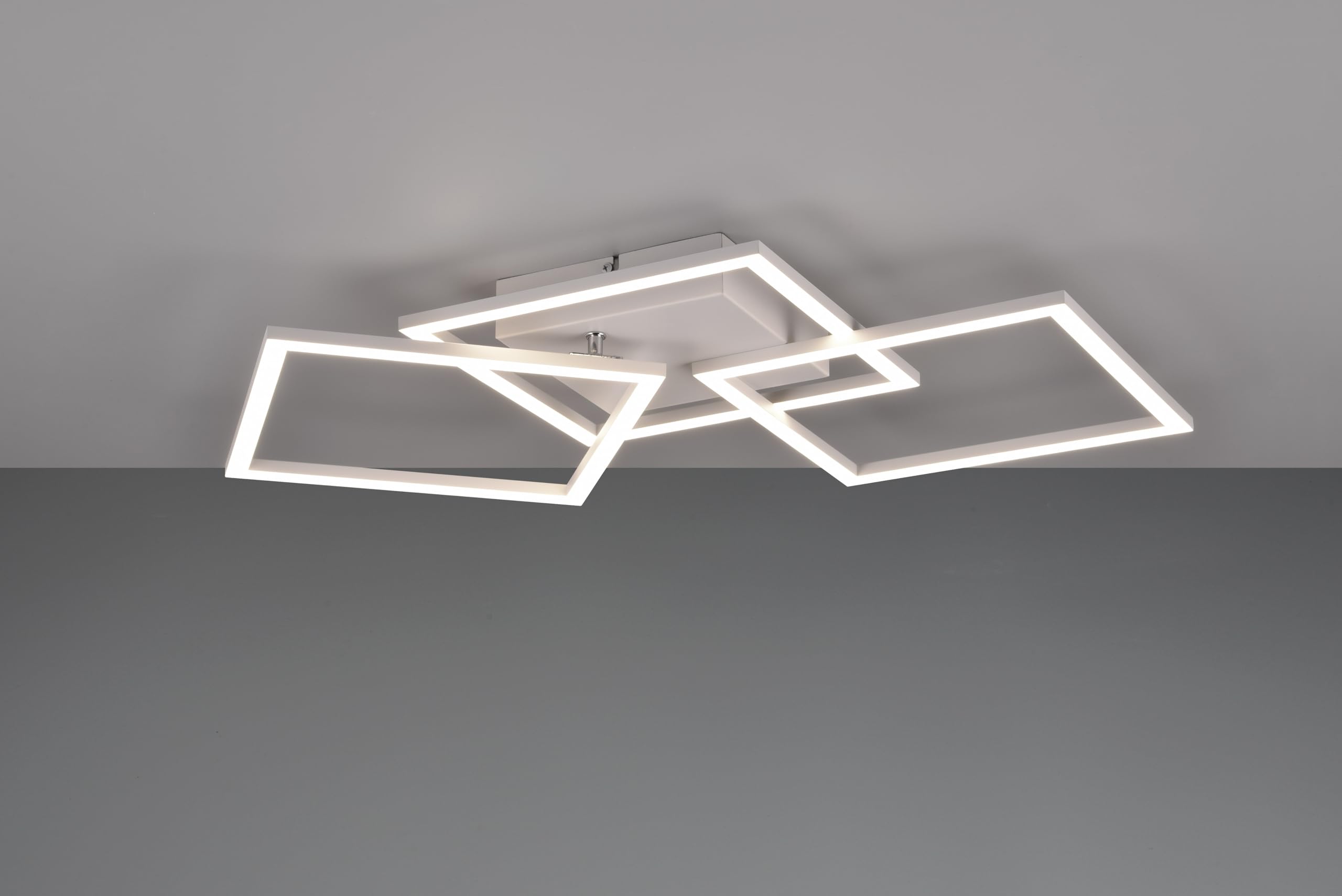 Reality LED - Lampada da soffitto Trail R64493131, in metallo bianco opaco, con LED, 31 Watt
