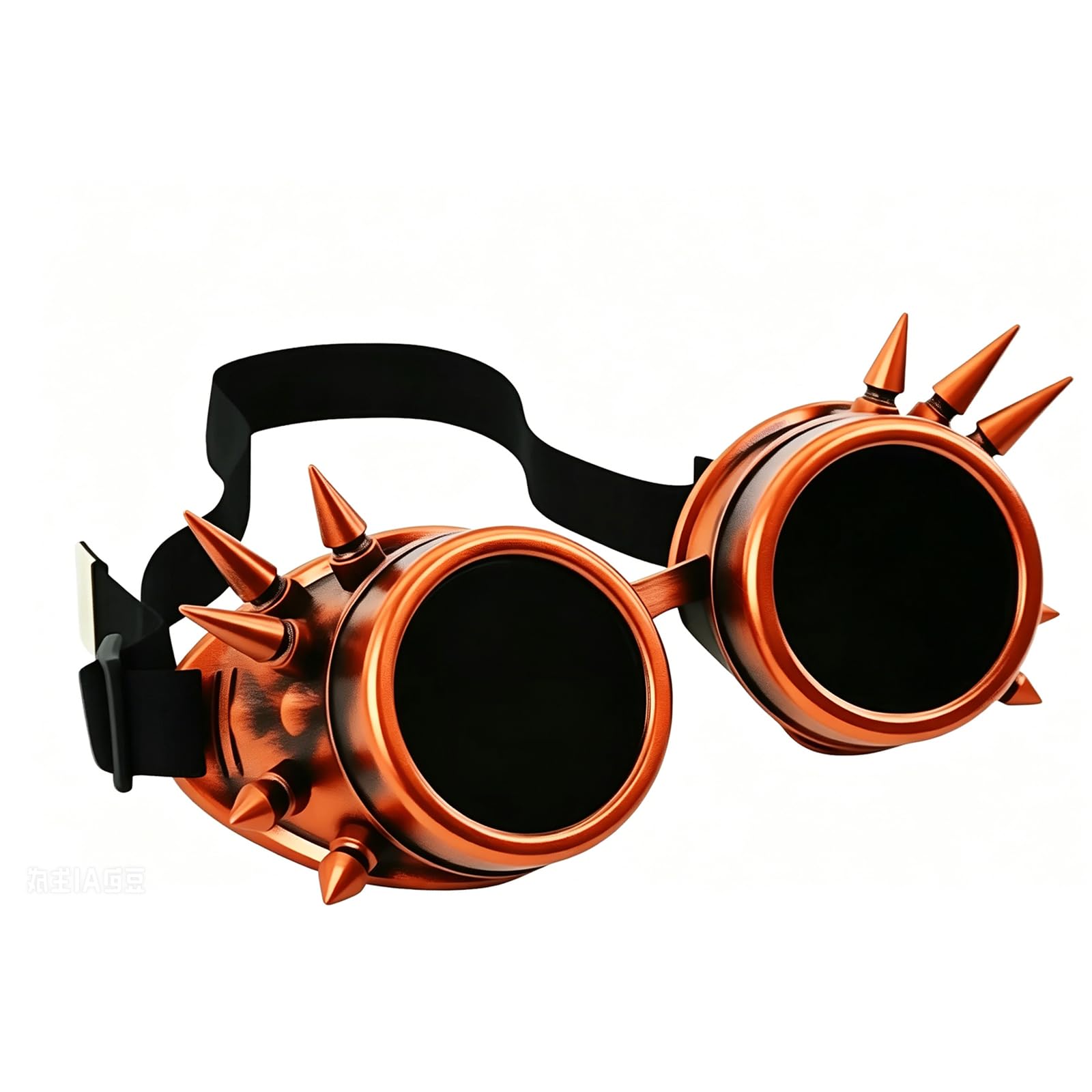 HAICN Steampunk Goggles Spiked Glasses Cyber Glasses Gothic Welding Goth Cosplay Glasses Costume Accessories for Carnival Fancy Dress Parties