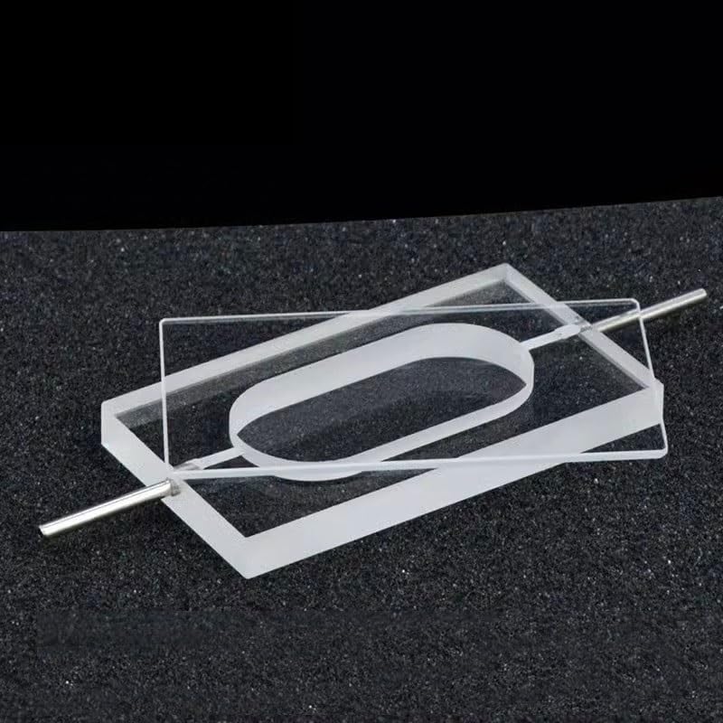 5mm Split Quartz Cuvette Counting Cell Counter - U-V Transparent Two-Way Light Test Tube for Flow Colorimetric Dish Bonding Process