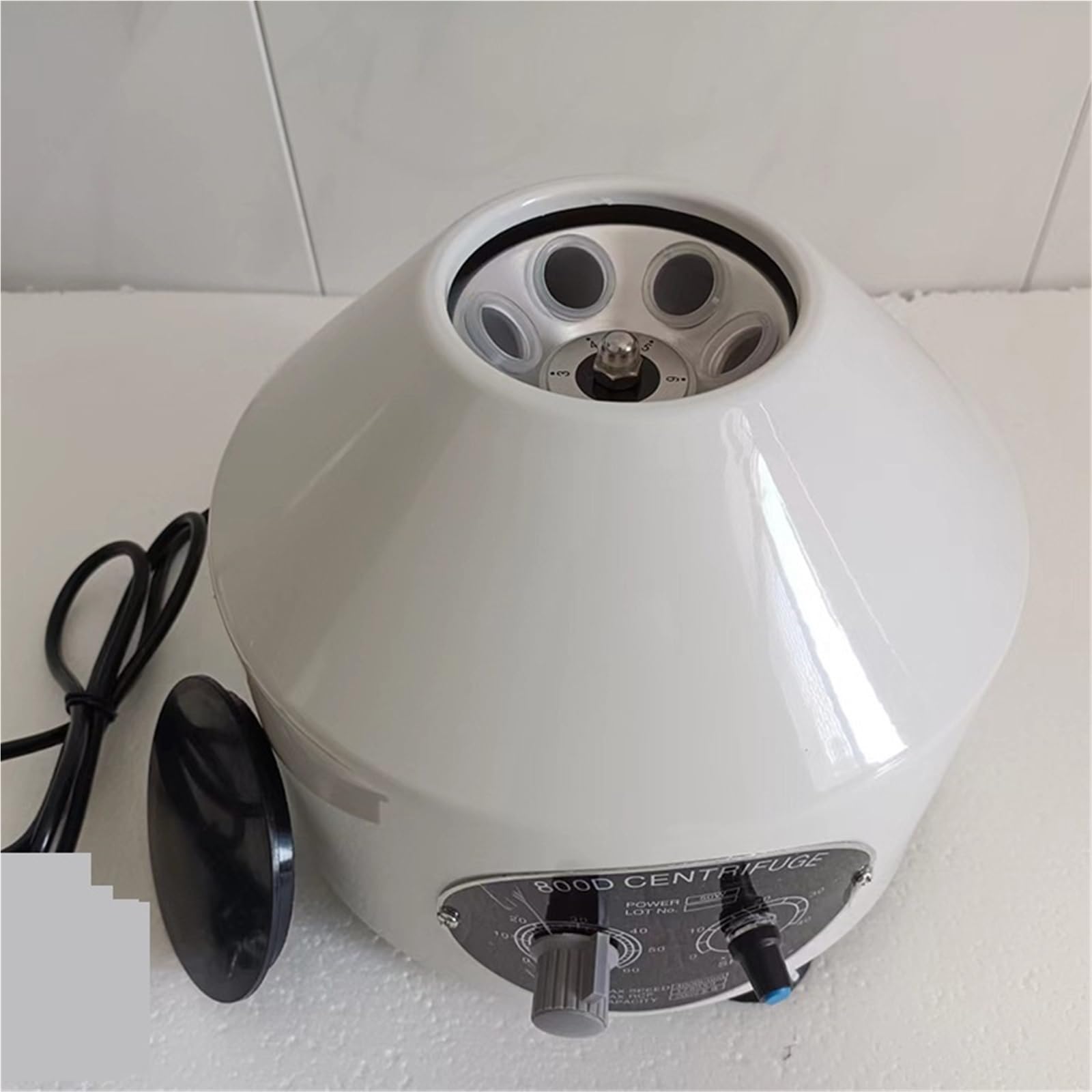 Mini máquina centrífuga PRP eléctrica portátil de Baja Velocidad for Laboratorio, centrífuga 800D, Motor CC de 4000rpm con Rotor de 6x20ml