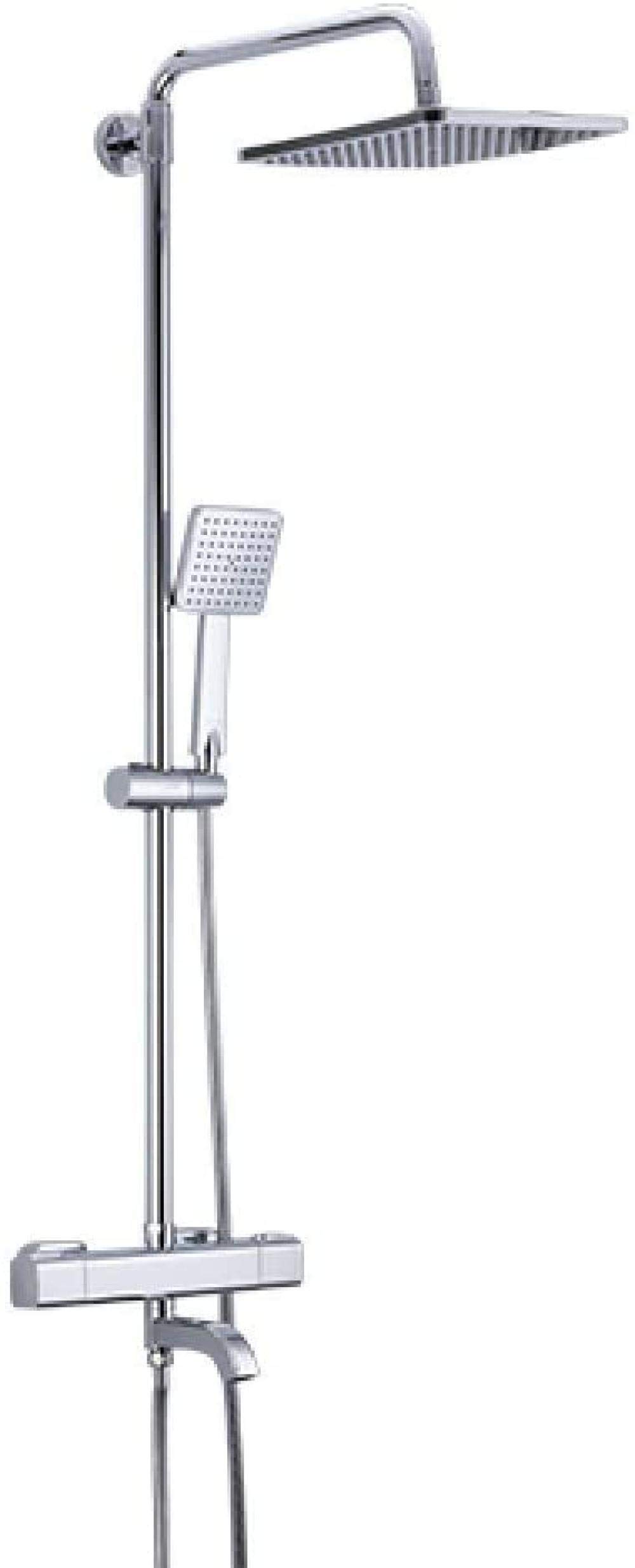 Colonne de douche en laiton pour baignoire thermostatique au design chic et durable G2491