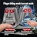 Interactive Lie Detector Game with Light and Sound Effects, 2 Playing Modes - Electric Shock and Finger Bite, Party Game