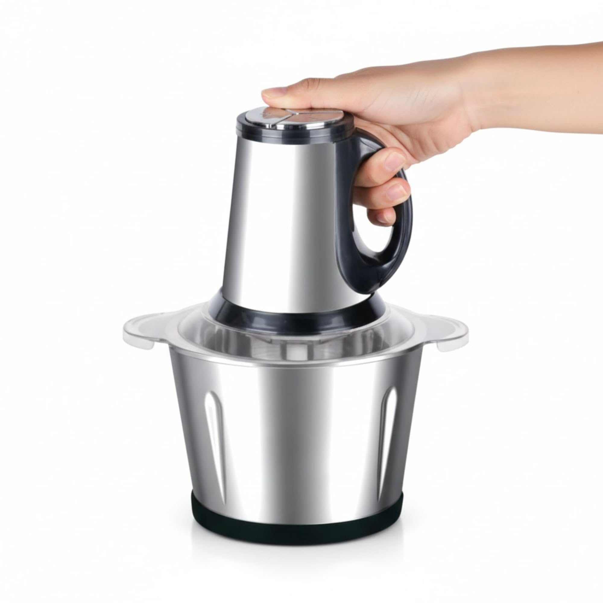 𝓓rumstone Multi-Purpose Electric Food Chopper Machine with 3 Blades, 2L Stainless Steel Bowl, 300W Motor, Vegetable Cutter, Meat Grinder & Kitchen Food Processor-image-29