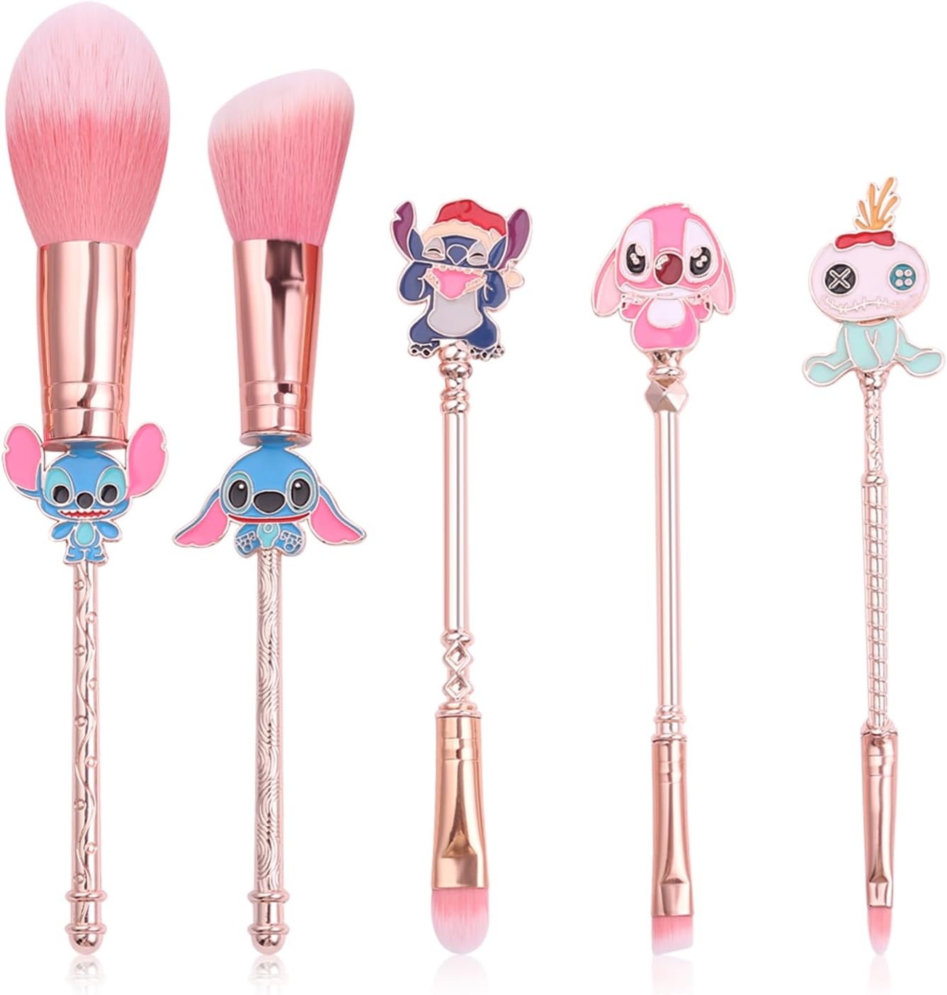 WeChip 5PCS Baby Brushes Creative Theme Fairy Makeup Brushes Set for Women