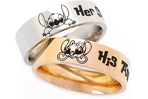 Stitch & Angel Couple Rings: A Symbol of Love and Friendship