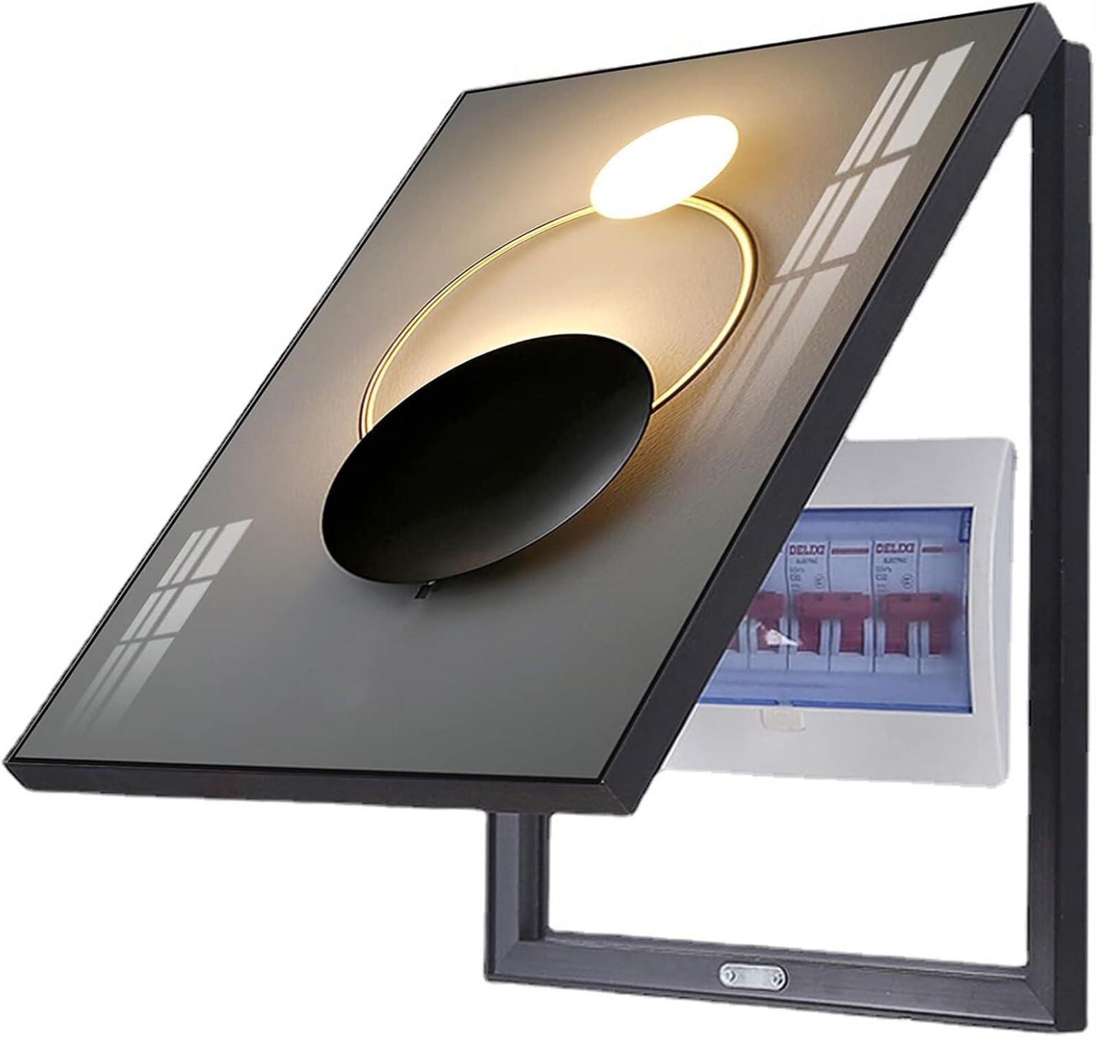 Pintura for Caja de medidor eléctrico, Cubierta Decorativa for Caja de distribución, Tapa Decorativa for Panel eléctrico(50cmx60cm)