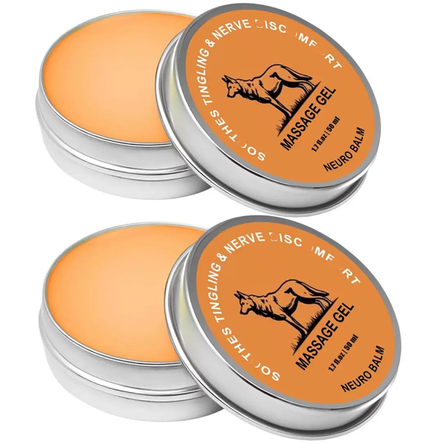 iYanoc 2 PCS The wolf Neuro Balm, Muscle and Joint Builder Balm, Natural Joint Care Soothing Massage Cream，Joint Activities Throughout The Body，Daily