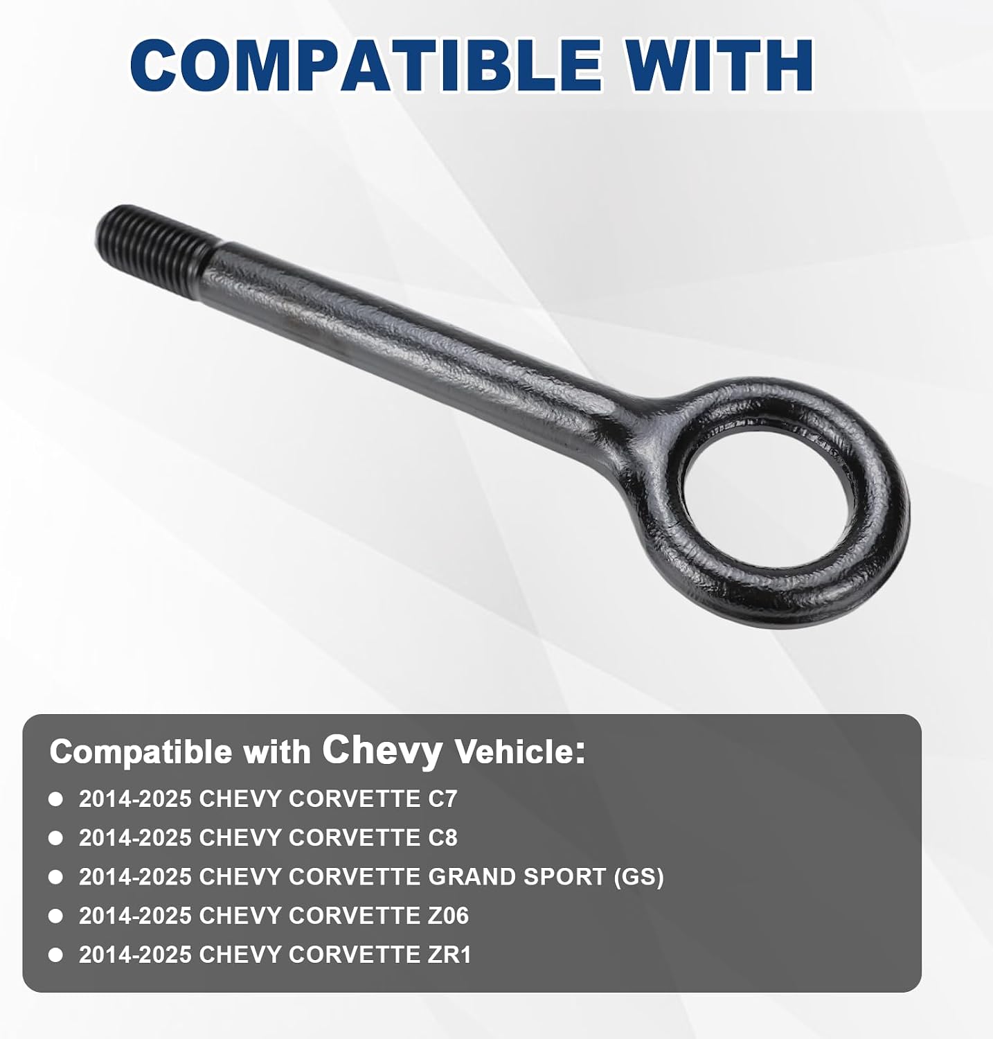 15234068 Tow Hook - Front Rear Bumper Mid Engine Trailer Hitch Tow Hook