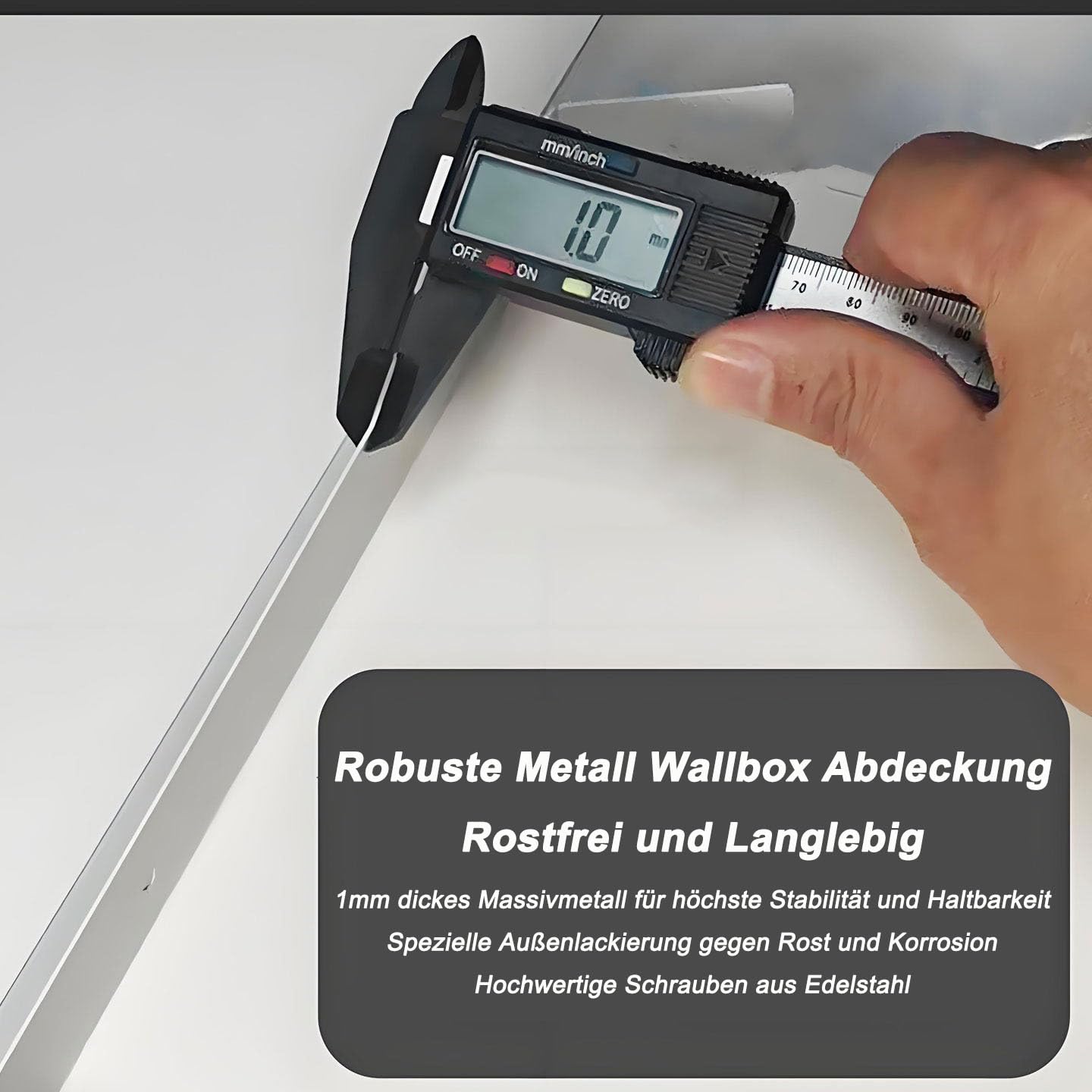Generisch Wallbox Wetterschutz Ladestation Regenschutz, Metall Schutzdach für EV Ladegerät, UV-beständige Abdeckung Außen mit Magnetischer Klappe, Allwetter Schutz für Elektroauto Ladegerät