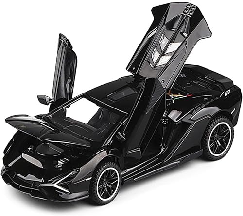 IYEAM Lambo Sian FKP3 - Auto de juguete fundido a presión con luces y sonido, auto de juguete para niños a partir de 6 años (azul)