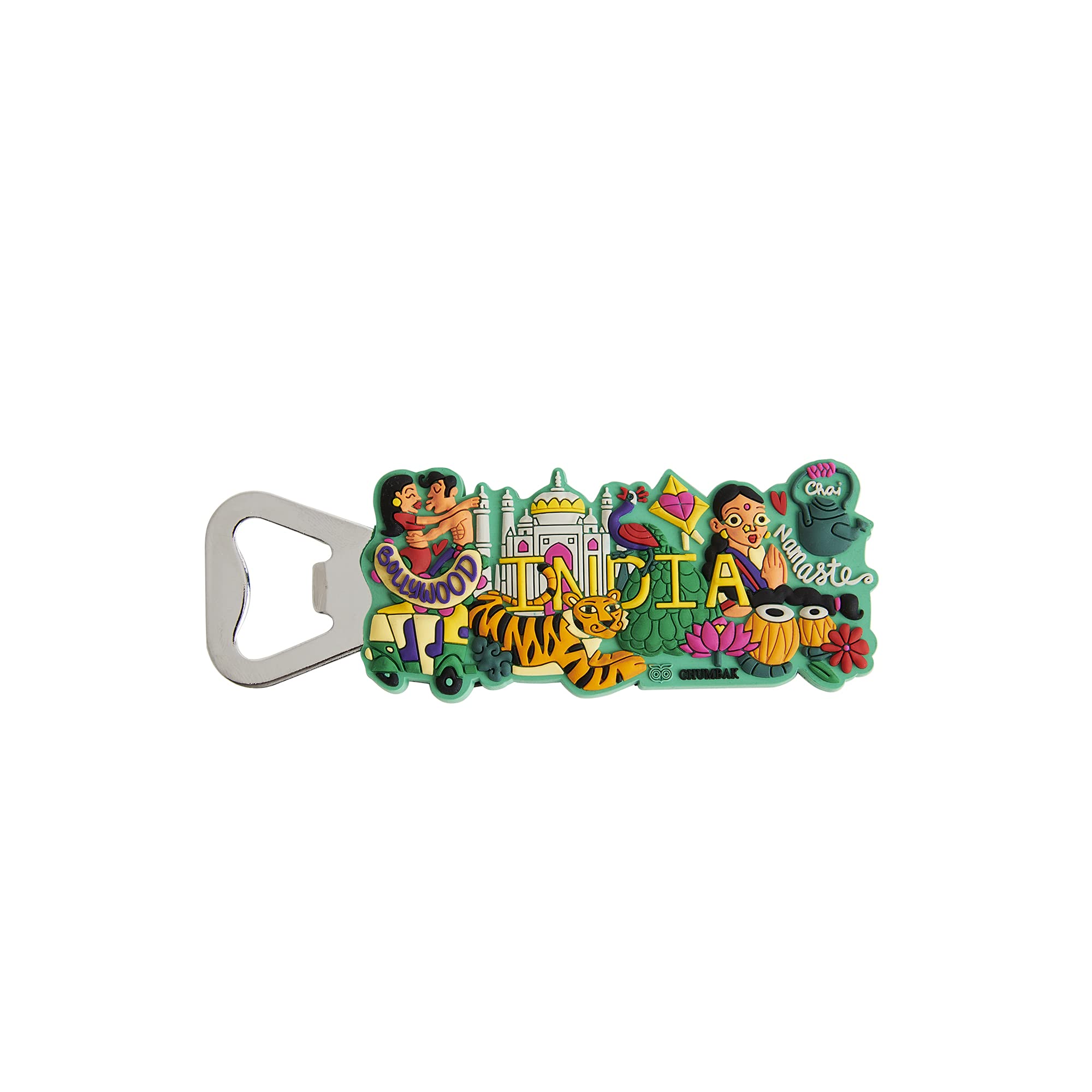 Chumbak Classics India Bottle Opener Magnet - Fridge Magnet, Humour, Home Décor, Funny Magnet (B09H34F554) Amazon Price History, Amazon Price Tracker