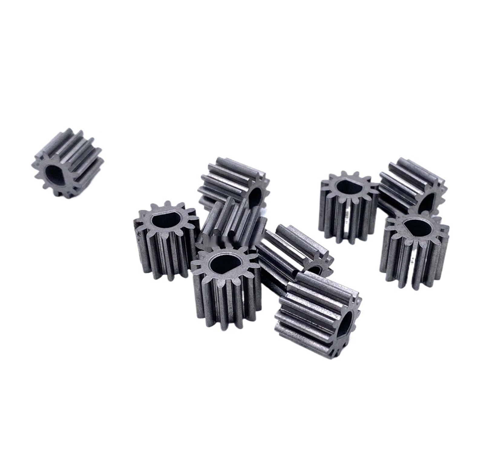 Bevel Gear Pinion Hardware Mechanical 10pcs 1M 12T 6MM D Hole Spur Metal Gear DIY Motor Model