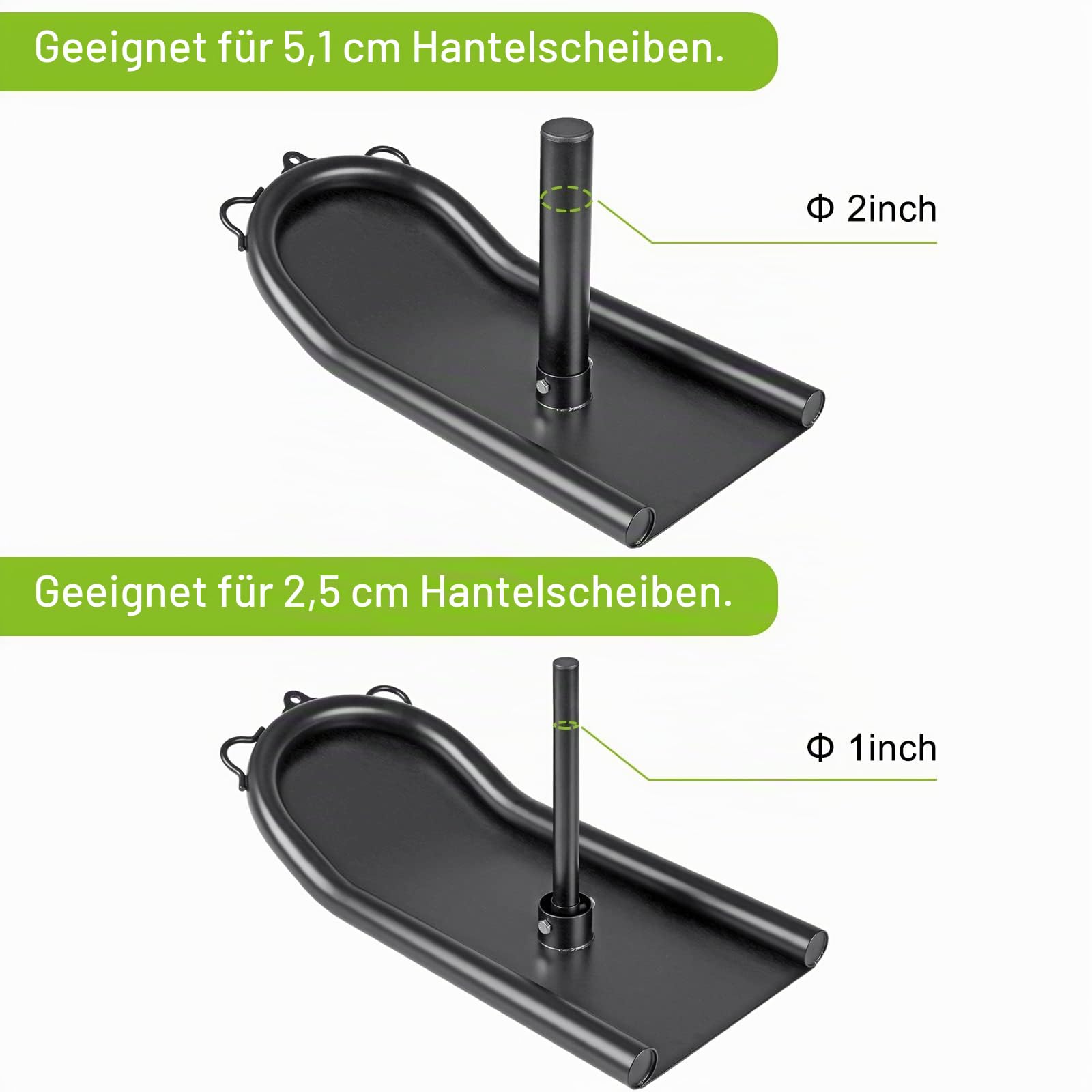Kipika Gewichtsschlitten für Workout und Fitness Krafttraining - Für athletische Übungen, Geschwindigkeitsverbesserung, leicht durch Hindernisse, geeignet für 2,5 cm Hantelscheibe