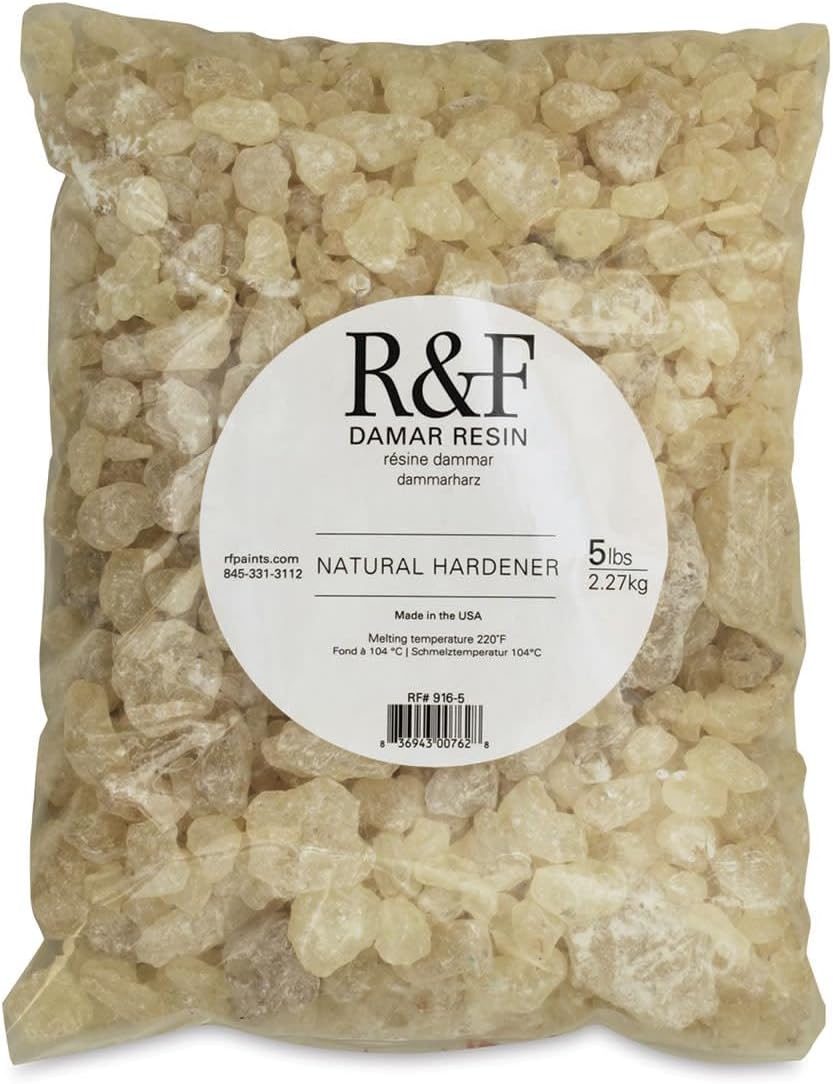 Handmade Paints Encaustic Damar Resin Crystals, 5-Pound