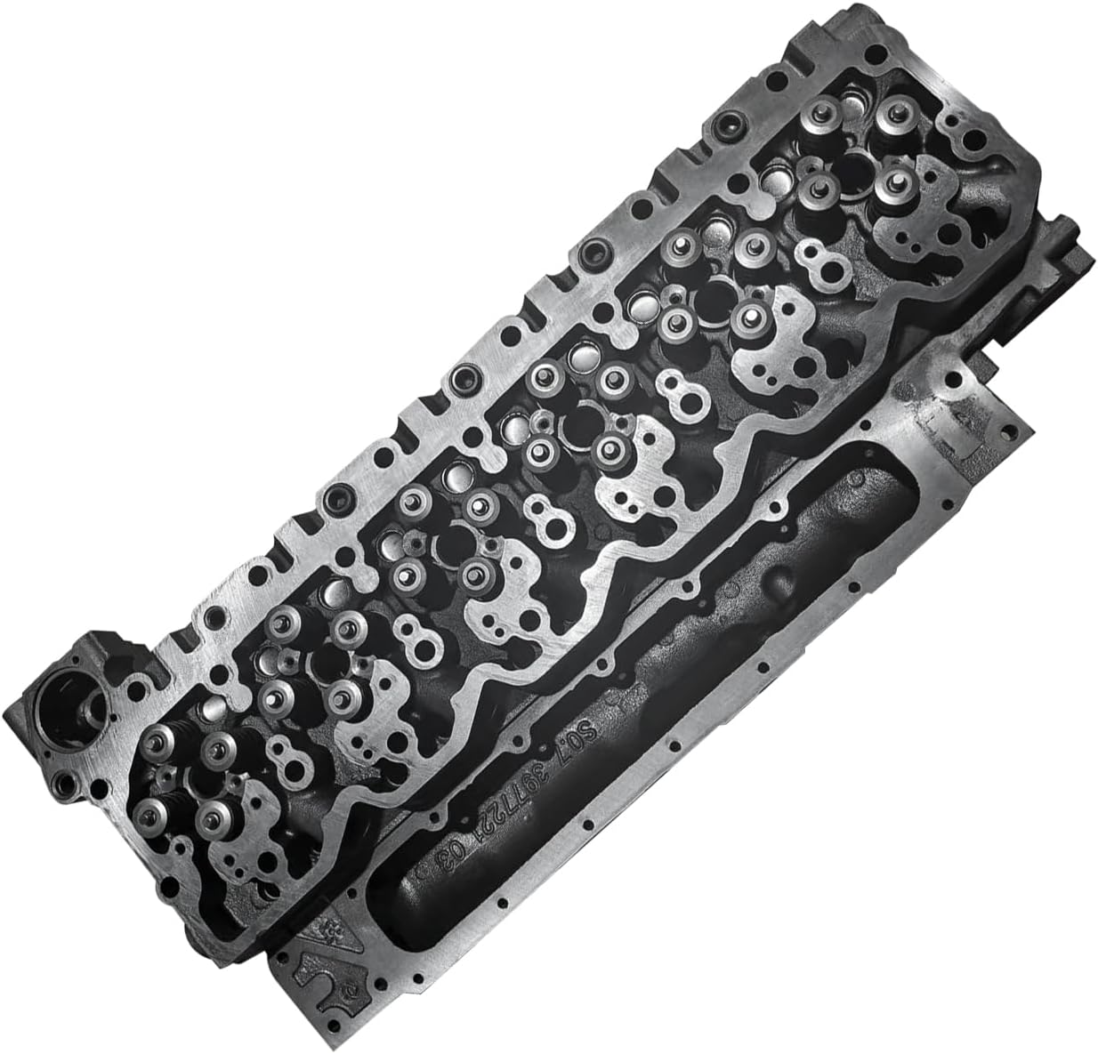 3977221 Complete Cylinder Head Assembly Compatible with Cummins 6.7L Engine Diesel ISB6.7 ISDE6.7 QSB6.7 Cylinder Head with 24 Valve replace 3977225 4936081