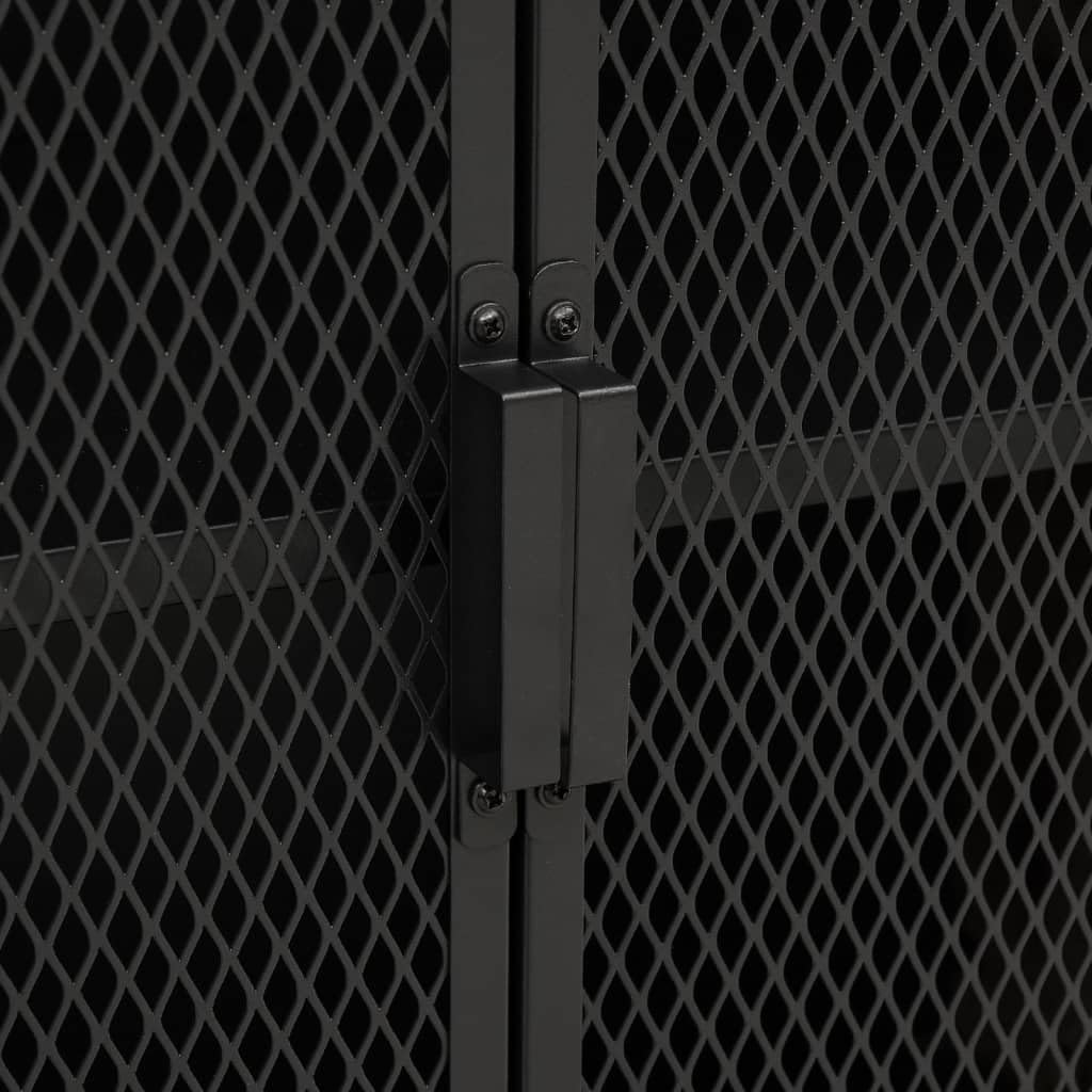 Storage Cabinet Rustic Brown,Media Cabinet,Entryway Cabinet,Decorative Furniture,Corridor Storage Cabinet,Bedroom Furniture,for Living Room,Bedroom,Balcony,28.3"x14.2"x32.3" Metal and MDF