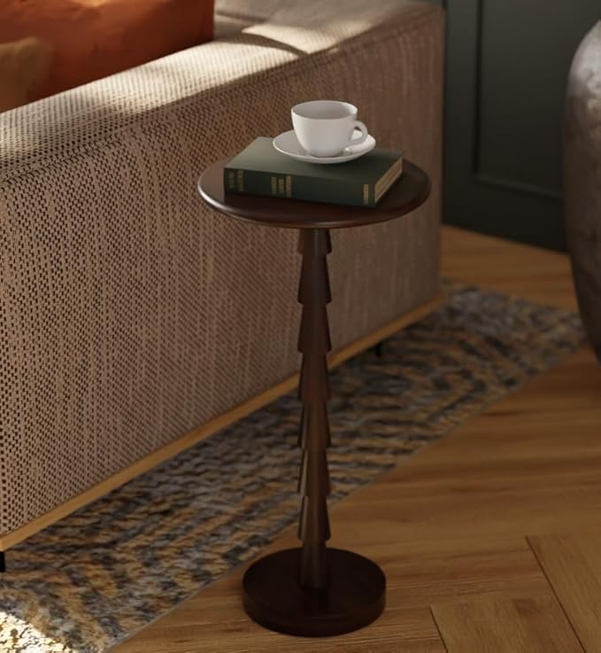 Relso Sakala Solid Mango Wood Drink Table 24 Inches High