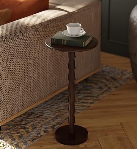 Relso Sakala Solid Mango Wood Drink Table - 24 Inches