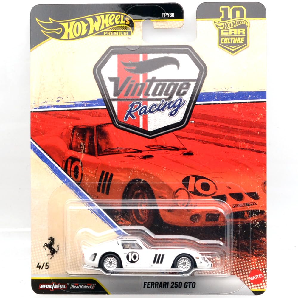 Amazon | MATTEL Hot Wheels Car Culture Vintage Racing Ferrari 250