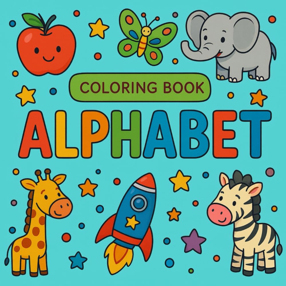 Alphabet: Fun and simple ABC coloring for toddlers and preschoolers!