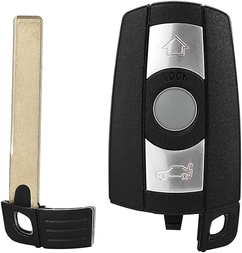 Miniatura 8 de OCPTY 1 unidad de control remoto de entrada con llave abatible sin cortar (carcasa de carcasa) Reemplazo para llave inteligente Shell Blade Fob E90