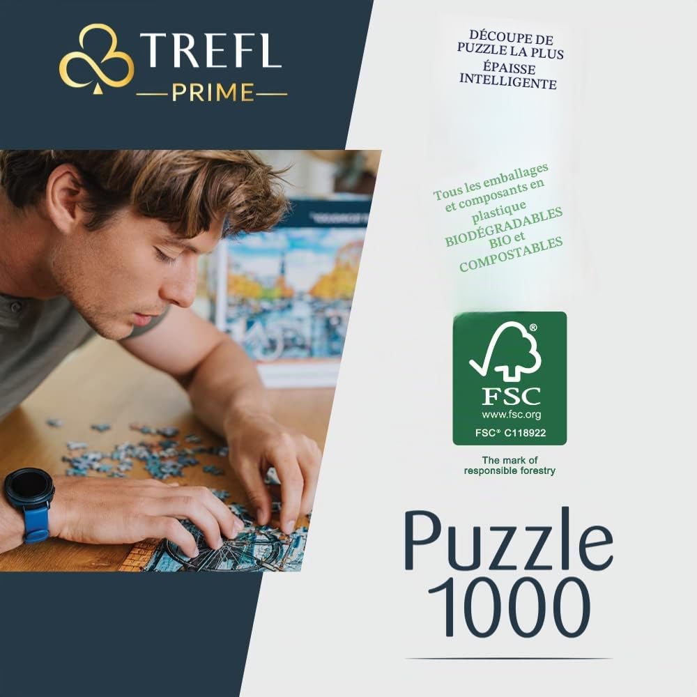 Puzzle 1000 pièces : Unlimited Fit Technology : Vue sur Les Voiliers