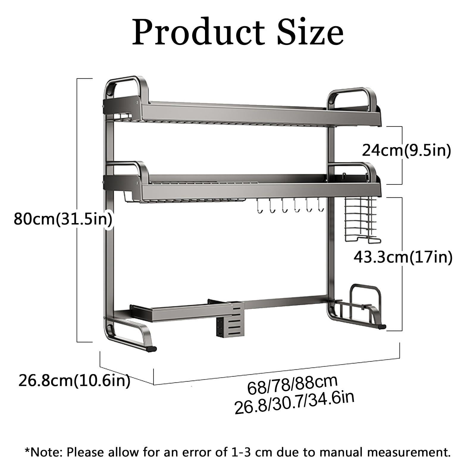 Scolapiatti Sopra Lavello con Portautensili e Organizer Cucina