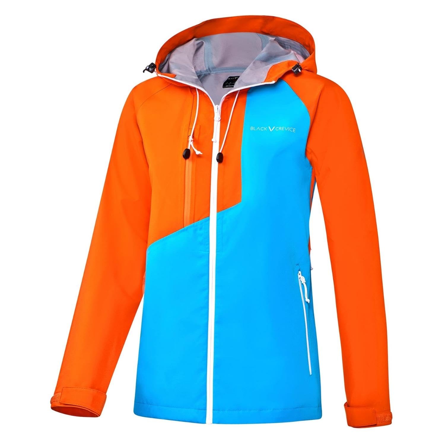 Black Crevice Veste Hardshell Fine et Imperméable pour Femme Jacket