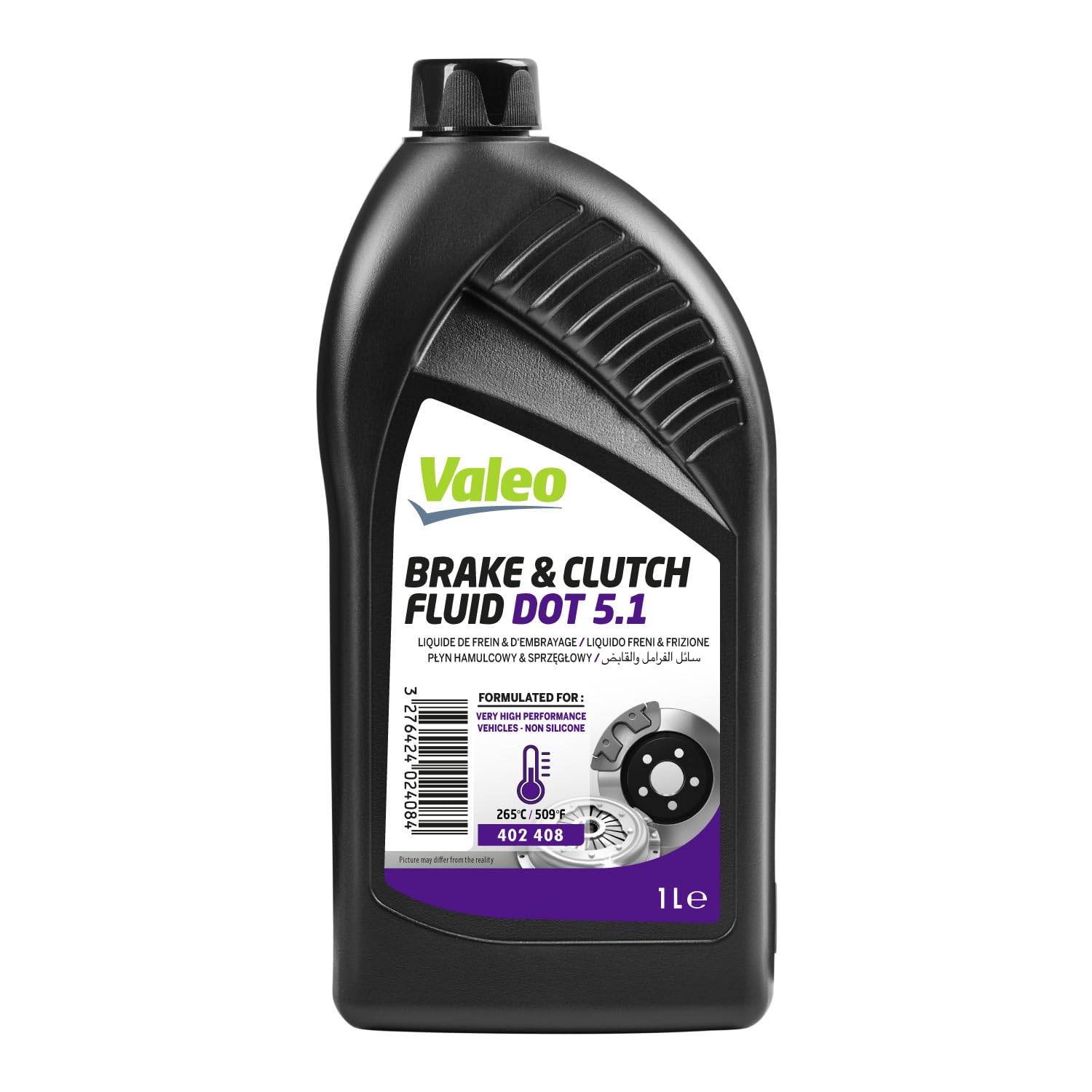 4x ✅Fits VALEO 402408 BRAKE FLUID DOT 5.1 (1L)  ⭐UK Seller⭐