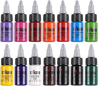 27 Snake Tattoo Designs That Symbolize Rebirth: Bohemian Inspirations 59 STIGMA Professional Tattoo Ink Color Set 14 Colors with 15 ml 1/2oz per ...