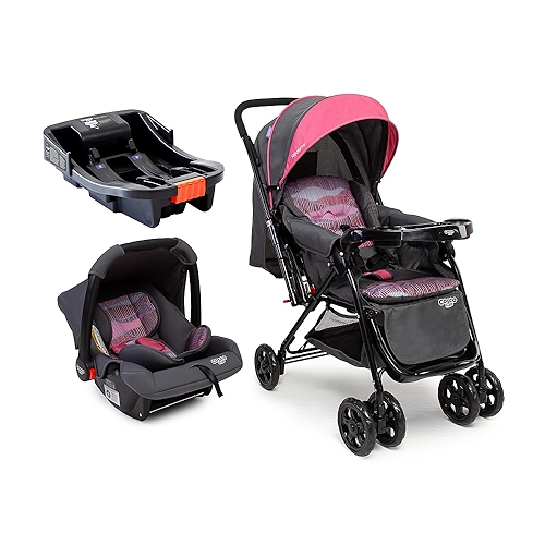 Travel System Cosco Kids, Reverse Trio, Rosa Onda