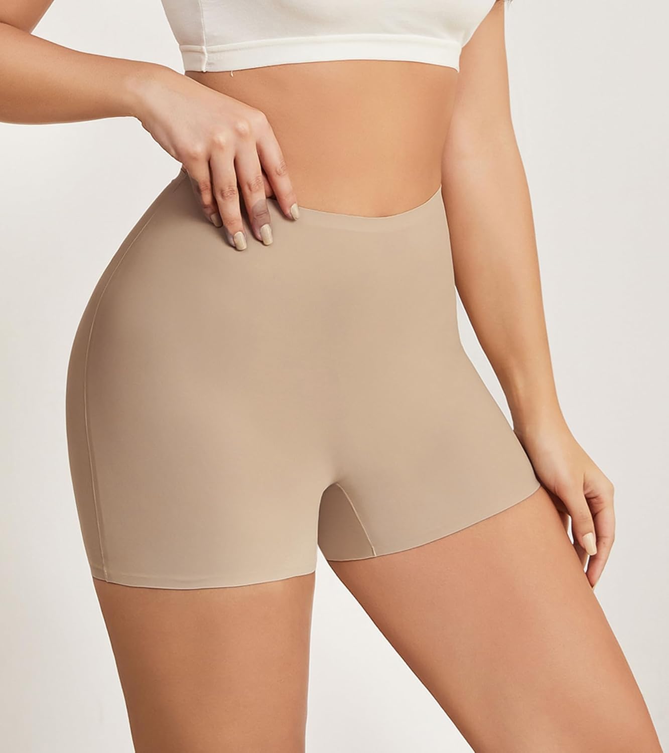 Womens Boy Shorts Seamless Underwear Anti Chafing Soft Biker Short Boxers - Image 3