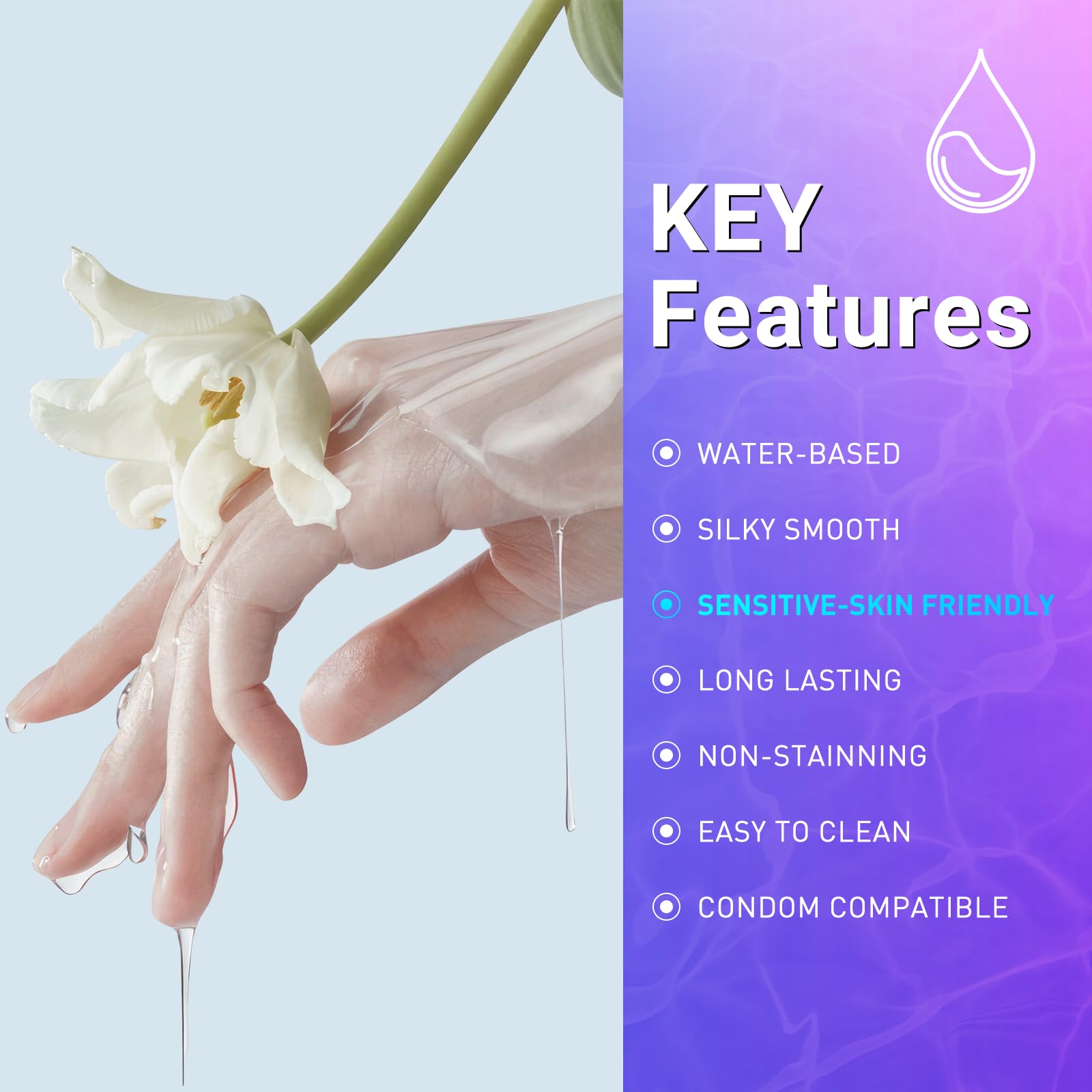 Amazon.com: BOMBEX Lubricante a base de agua de 8.6 onzas líquidas,  lubricante personal, lubricante sexual de larga duración para hombres,  mujeres y parejas, lubricantes naturales suaves y respetuosos con los  juguetes, lubricante