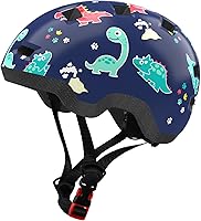 Bimalsic Toddler Bike Helmet Ages 1-6 Years, Adjustable Dial Fit, CPSC & ASTM Certified for Bike Scooter Skateboard - Boys Girls
