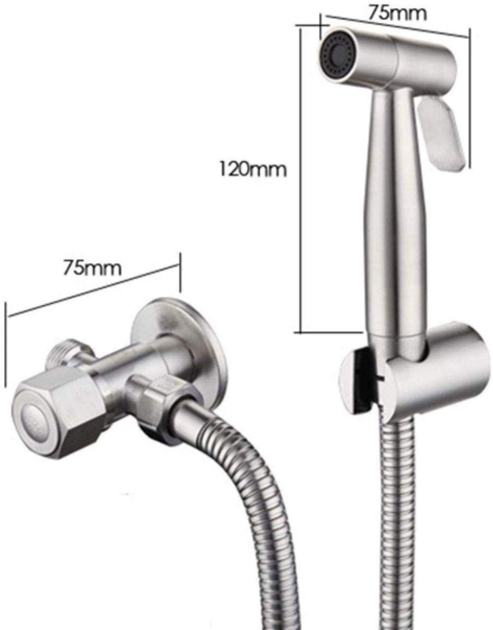 Juego de rociador ToolSprayer Higiene personal multifuncional - Juego de ducha con pistola rociadora de mano de acero inoxidable 304 montado en la pared