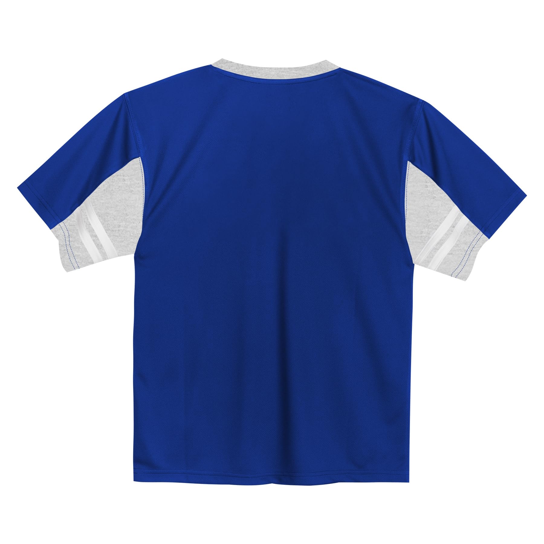MLB Kids Youth Boys 4-18 Officially Licensed Team Color Primary Logo Baseball Fashion Top V-Neck Jersey - 2