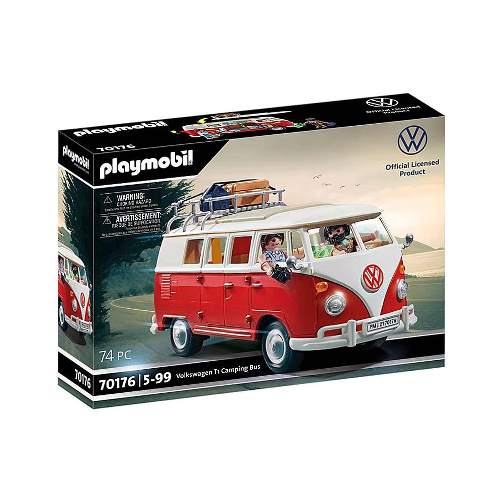 未開封 Playmobil Volkswagen T1 Camping Bus SUNNY, Playmobil, Kombi com Bagageiro, Volkswagen | Amazon.com.br