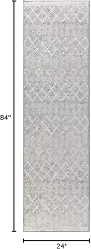 Miniatura 222 de Antep Rugs - Alfombras antideslizantes de 3 x 5 pies (antideslizante) con parte trasera de goma, de estilo antiguo, bohemio, marroquí y con pelo
