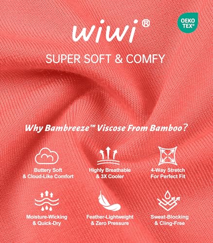 Image of WiWi Viscose from Bamboo Pajamas Set for Women Super Soft Short Sleeve Cooling Summer Plus Size Pjs Sets Sleepwear S-4X