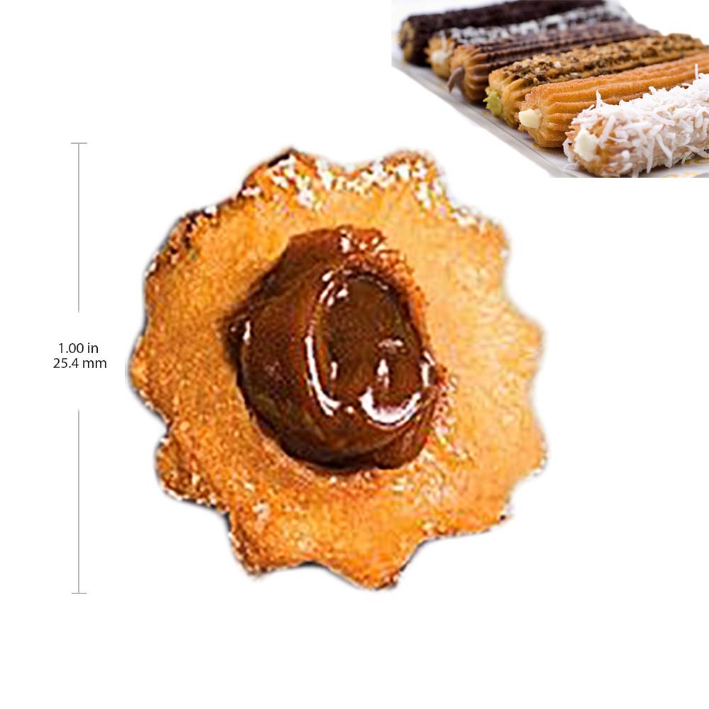 ALDKitchen Churro Maker Machine for Spanish Churros Manual | Stainless Steel 10 Liters / 2,5 Gallons Tank | 5 Nozzles